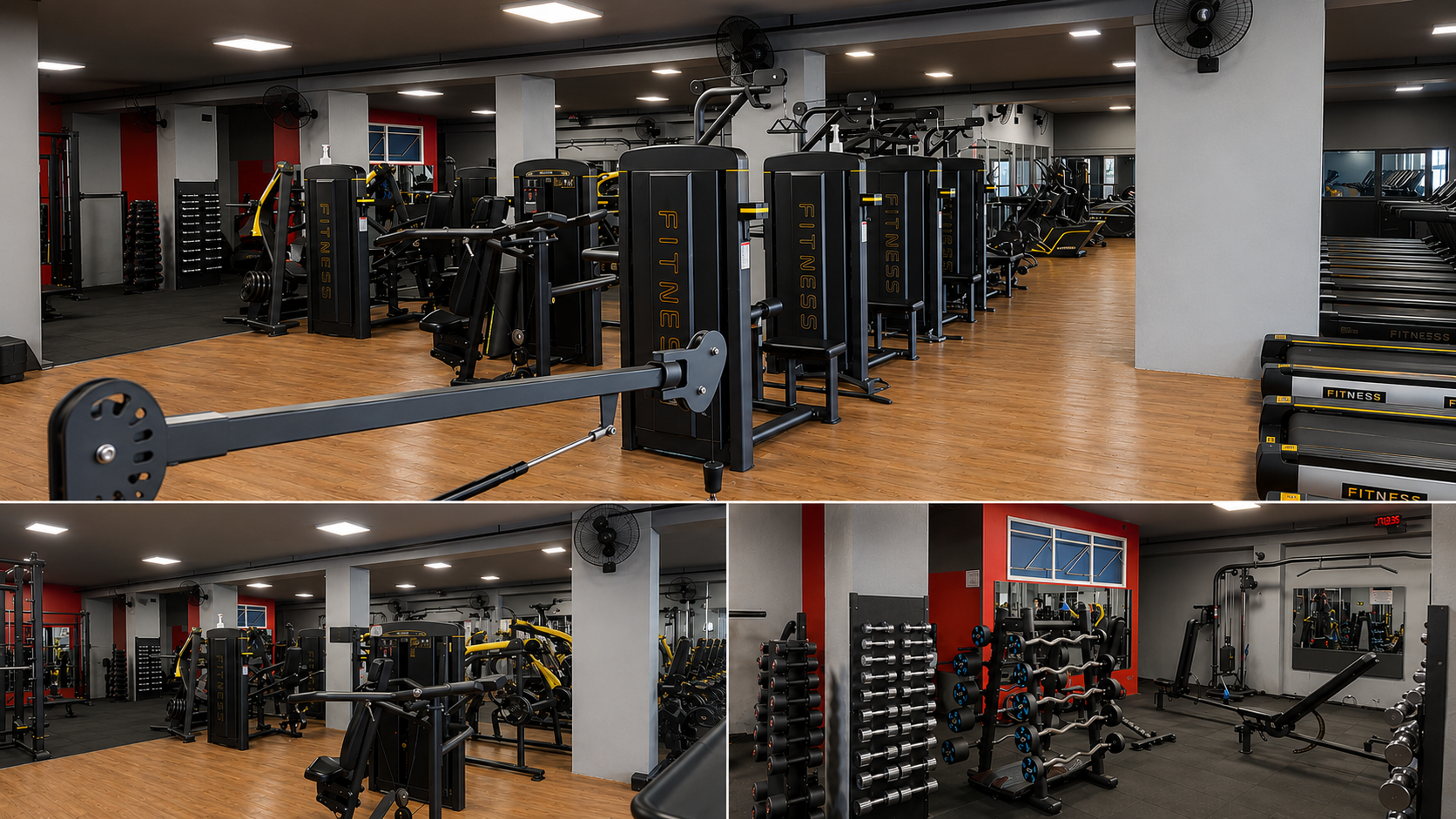 Ambiente de Musculação na Aquademic