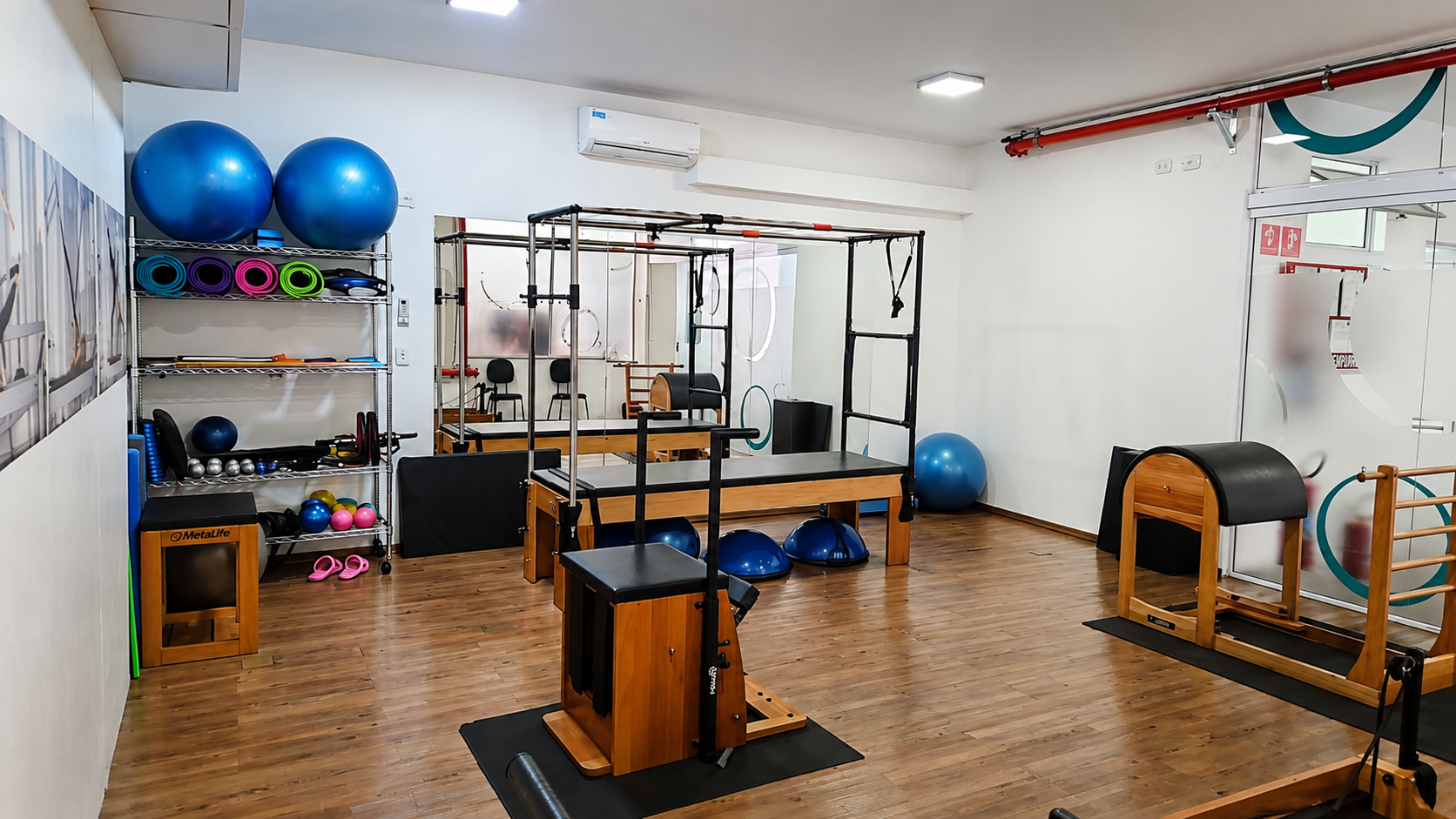 Ambiente de Pilates na Aquademic